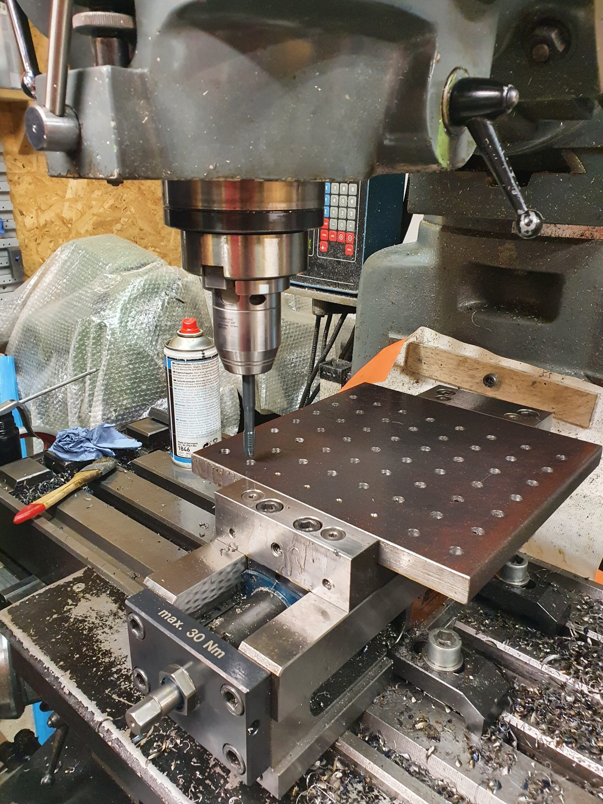 Bohrfutter im Einsatz